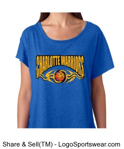 Next Level Women's Tri-Blend Dolman T-Shirt Design Zoom